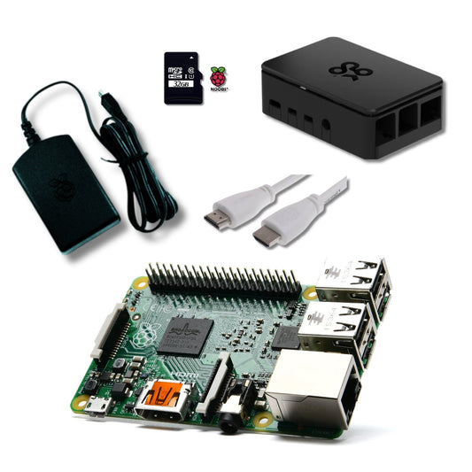 Raspberry Pi 3 Model B Premium Starter Kit inkl. Gehäuse, 32GB MicroSD mit Noobs, HDMI-Kabel, Netzteil - Instock Germany