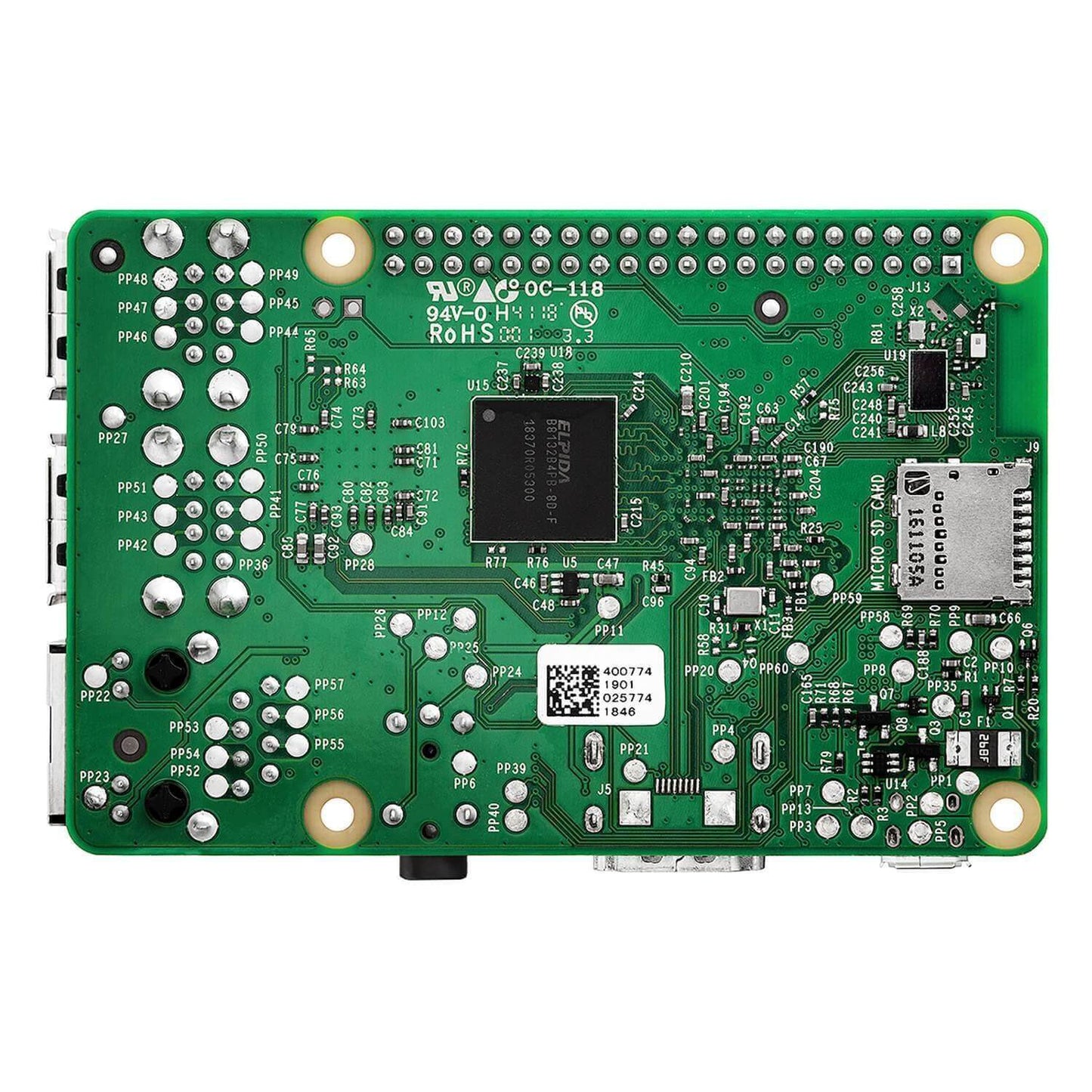 Raspberry Pi 3 Model Modell B ARM-Cor­tex-A53 4x 1,2GHz, 1GB RAM, WLAN, Bluetooth - Instock Germany