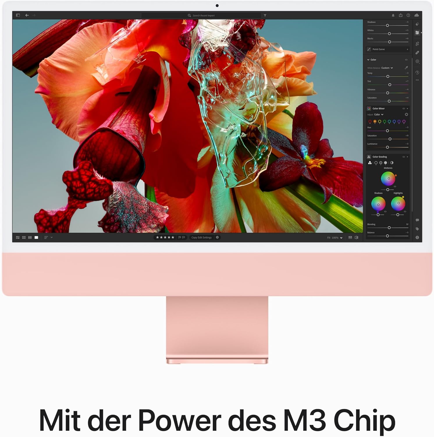 Apple iMac 2023 24.0 Retina M3 8 - Core CPU 10 - Core GPU 8GB RAM 512GB SSD Magic Key board mit TouchID - MQRU3D/A - Inkl. 19% MwSt. - Rosa/Rosê - Instock Germany