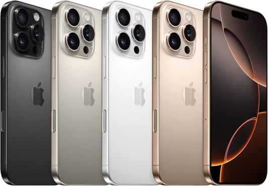 Apple iPhone 16 Pro Max 256 GB: 5G Handy mit Kamerasteuerung, 4K 120 Dolby Vision und einem großen Sprung bei der Batterielaufzeit. Funktioniert mit AirPods - Instock Germany