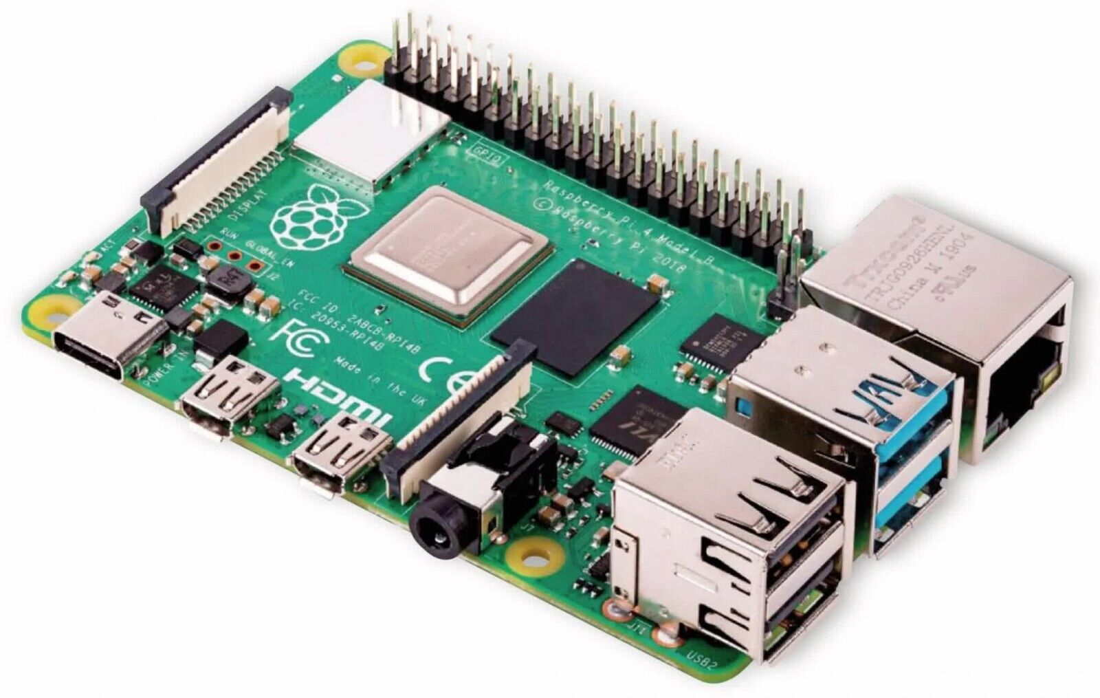 Raspberry Pi 4 Model B Solo Board - 1GB / 2GB / 4GB / 8GB RAM